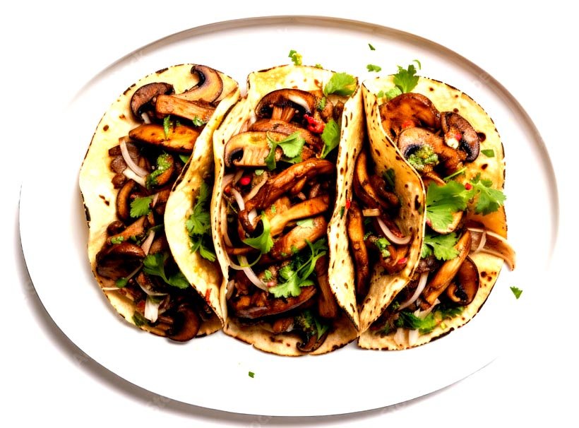 Live taco station at a catered event